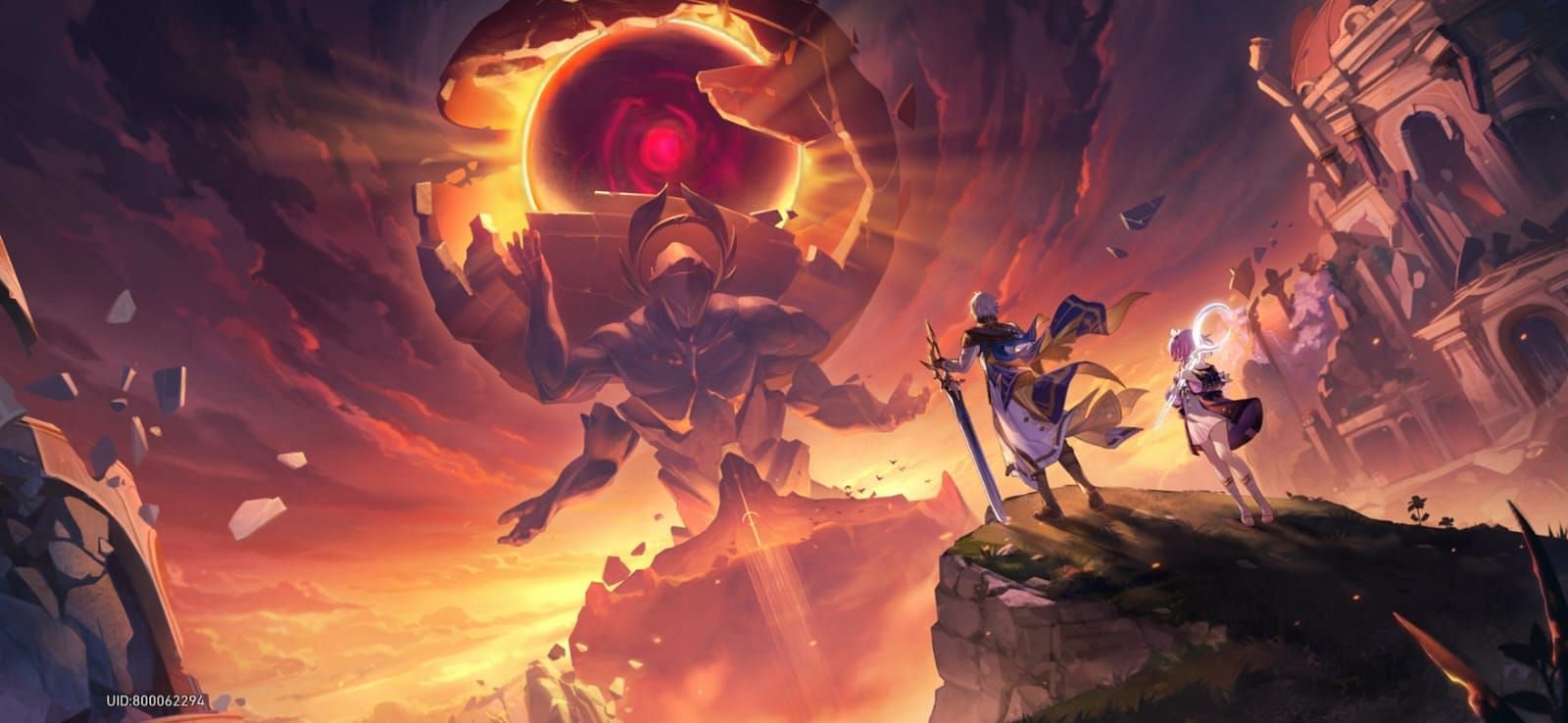 Phainon and Cyrene witness the Black Tide in the last cycle (Image via HoYoverse)